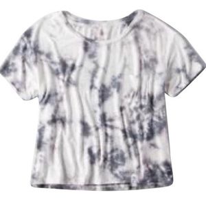 Soft & Sexy Rib American Eagle Tie-Dye Crop Top